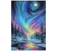 Grandi puzzle per adulti 300 pezzi aurora luna foresta puzzle per adulti giocattoli regalo decorazione famiglia bambini puzzle