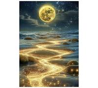 Grandi puzzle per adulti 300 pezzi luna spiaggia luna luna puzzle chiaro di luna per adulti giocattoli regalo decorazione famiglia puzzle bambini