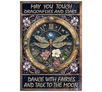 Grandi puzzle per adulti 300 pezzi May You Touch Dragonflies and Stars Dance with Fairies and Talk to The Moon Puzzle per adulti Giocattoli Regalo Famiglia Decorazione Bambini Puzzle