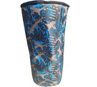 Grandi sacchetti di stoccaggio della borsa da tamburo da 10 pollici, zaino per lo zaino imbottito, tasca degli accessori, doppio strato, bongos da trasporto di tamburi Djembe per casa