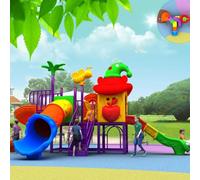 Grandi scivoli da esterno, set combinati di scivoli da esterno e altalene for la scuola materna, attrezzature for parchi giochi for comunità residenziali(A40)