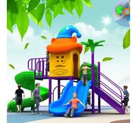 Grandi scivoli da esterno, set combinati di scivoli da esterno e altalene for la scuola materna, attrezzature for parchi giochi for comunità residenziali(A1)