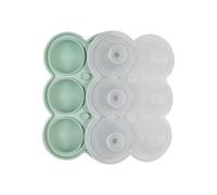 Grandi stampi for cubetti di ghiaccio, cubetti, si sciolgono lentamente, liberamente, facili da modellare a forma di imbuto for bevande fredde. Stampo for gel di silice(6 grid Green)