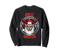 Grandine Santa Krampus Solstizio Pagano Gotico Anti Natale Felpa