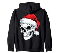 Grandine Santa Pesante Solstizio Pagano Gotico Teschio Metallo Natale Felpa con Cappuccio