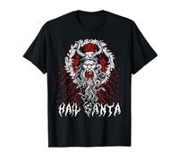 Grandine Santa Wiccan Solstizio pagano Gotico Anti Natale Maglietta
