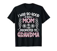 Grandma For Mom Women Grandmother Promoted To Grandma Nana Maglietta