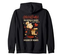Grandma is The Keeper of Secrets And The Holder of Hearts. Felpa con Cappuccio
