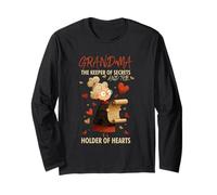 Grandma is The Keeper of Secrets And The Holder of Hearts. Maglia a Manica