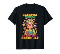 Grandma is The Original Life Coach with a Cookie Jar Maglietta