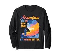 Grandma Knows How to Make Everything Better Maglia a Manica
