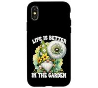 Grandma Life Is Better In The Garden Gnome For Retirement Custodia per iPhone X/XS