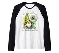 Grandma Life Is Better In The Garden Gnome For Retirement Maglia con Maniche Raglan