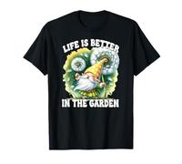 Grandma Life Is Better In The Garden With Dandelion Wishes Maglietta