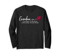 Grandma Love Quote, sentita Dire la Nonna, Design Maglia a Manica