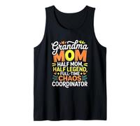 Grandma Mom Half Mom Half Legend Full Time Coordinator Canotta