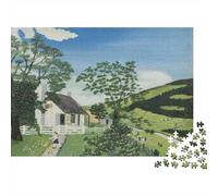 Grandma Moses Puzzle 1000 Pezzi, Puzzles opere d'arte famose nel mondo Per Adulti, Rompicapo museo Divertenti, Per Famiglia, Regalo Di Festa, Collezione Challenge, dipinto Puzzle Impossibili