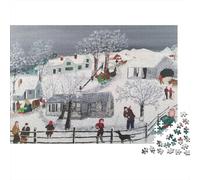 Grandma Moses Rompicapo 1000 Pezzi, Puzzle museo Adulti, Puzzles arte Giochi Rilassamento E Intelligence, Per Puzzle Gioco Familiare, Regalo Per Amore E Amico