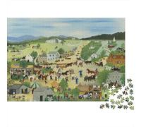 Grandma Moses Rompicapo dipinto Per Adulti, Puzzles arte, Puzzle Impegnativi, Puzzle opere d'arte famose nel mondo Impossible, Divertenti E Colorati, 1000 Pezzi