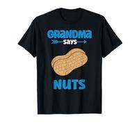 Grandma Says Nuts - Boy Gender Reveal Nana - Team Boy Maglietta