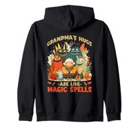 Grandmas Hugs Are Like Magic Spells Felpa con Cappuccio