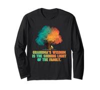 Grandmas Wisdom is The Shining Light of The Family Maglia a Manica