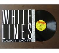 Grandmaster Flash & Melle Mel - White lines (UK, 1987, 7:28min, & Melle Mel) / Vinyl Maxi Single [Vinyl 12'']
