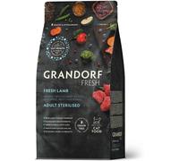 Grandorf Fresh Cat con Carne Fresca di Agnello e Patate Dolci per Gatti Sterilizzati o Anziani 400 gr