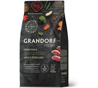Grandorf Fresh Cat con Carne Fresca di Anatra e Patate Dolci per Gatti Sterilizzati o Anziani 2 Kg