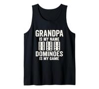Grandpa Is My Name Domino Player Domino Lover Tile Game Canotta