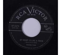 GRANDPA JONES - my heart is like a train 45 rpm single