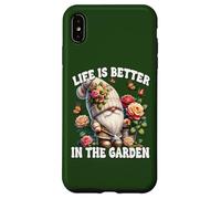 Grandpa Life Is Better In The Garden Gnome For Gardening Mom Custodia per iPhone XS Max