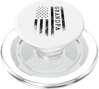 Grandpa Patriotic American USA Flag Father's Day Grandpa PopSockets PopGrip per MagSafe