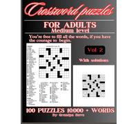 Grandpa Steve Manopla large print medium crossword puzles (Tascabile)