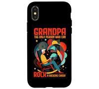 Grandpa the only person who can rock a rocking chair Custodia per iPhone X/XS