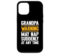 Grandpa Warning May Nap Suddenly Retired Funny Grandpa Custodia per iPhone 12/12 Pro