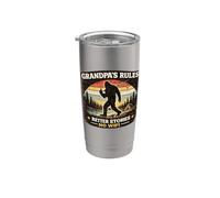 Grandpas Camp Storie migliori No Wifi Bigfoot Bicchiere termico in acciaio inox doppia parete