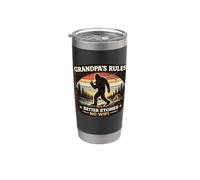 Grandpas Camp Storie migliori No Wifi Bigfoot Bicchiere termico in acciaio inox doppia parete