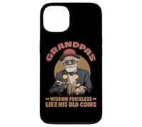 Grandpas wisdom priceless like his old coins Custodia per iPhone 13
