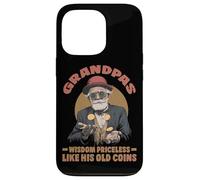 Grandpas wisdom priceless like his old coins Custodia per iPhone 13 Pro