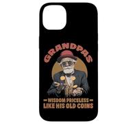 Grandpas wisdom priceless like his old coins Custodia per iPhone 14 Plus