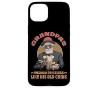 Grandpas wisdom priceless like his old coins Custodia per iPhone 15 Plus