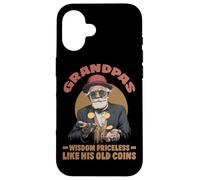 Grandpas wisdom priceless like his old coins Custodia per iPhone 16