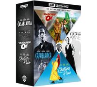 Grands classiques - coffret 4 films : casablanca + citizen kane + le magicien d'oz + chantons sous la pluie 4k ultra hd
