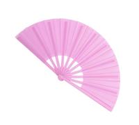 grands éventails pliants blancs - Éventail Plastique Blanc | Éventails Pliants Portatifs | Éventail De Danse Pour Chorégraphies | Accessoires de Danse Légers et Créatifs pour Décoration