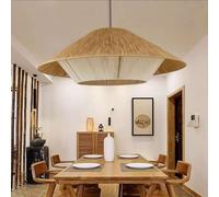 Grands lustres en rotin tissé pour Salle à Manger, luminaires de Cuisine tissés, Suspension de plafond, luminaire suspendu bohème côtier, Lustre de Salle à Manger Rustique en osie