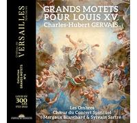 Audio Cd Gervais / Sartre / Les Ombres - Grands Motets Pour Louis Xv