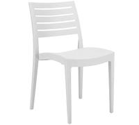 GRANDSOLEIL 24 Sedie Firenze in polipropilene bianco