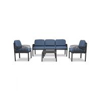 GRANDSOLEIL MURANO SALOTTO ANTRACITE E BLU S7729YBL