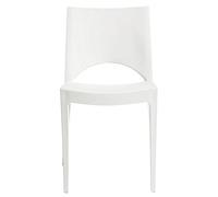 GRANDSOLEIL SEDIA PARIS BIANCA UP ON IN POLIPROPILENE 6314B